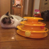 3 Tier Cat Toy Tower of Tracks - DDhouse Singapore Online Pet Supplies and Pet Products - 3