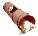 SmartyKat Crackle Chute Cat Toy Collapsible Tunnel Folding