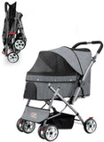 Dual Side Reversible Handle Large Pet Pram dual view Pet Stroller parent-facing, modular or rear-facing pet stroller singapore