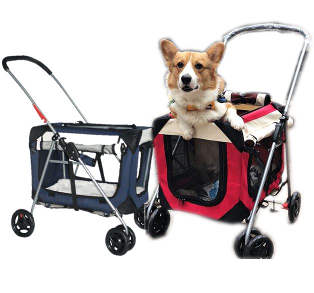 Detachable 2-in-1 Bassinet Pet Stroller/ Carrier / Pram