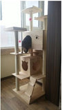 Solid Wood Triple Top Cat Condos - DDhouse Singapore Online Pet Supplies and Pet Products - 7