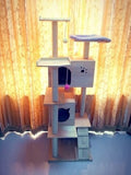 Solid Wood Triple Top Cat Condos - DDhouse Singapore Online Pet Supplies and Pet Products - 8