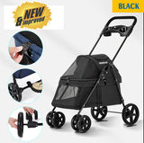 4 Wheels Light Weight Pet Stroller