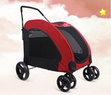 Low Floor Large Cage Low Floor Dog Strollers Dog Prams for Larged dogs