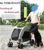 Low Entry Door Extra Large Dog Wagon Dog Strollers Dog Prams SIngapore