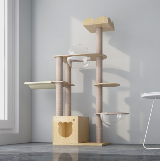 Irresistibly Fascinating Cat Playground Kitty Cat Tower PVC pole