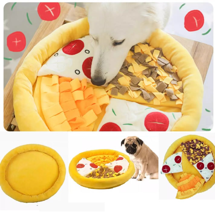 Large Snuffle Mat /Interactive Treat Hiding IQ Toy For Nosework and Slow Feeder Bowl for Pets