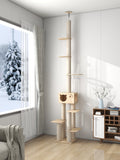 DDhouse Sky-high feline paradise Floor to Ceiling Cat Tree Condo/ Cat House