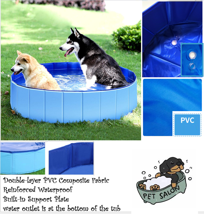 Foldable/Portable /Collapsible/ Space-Saving Pet Bath Tub/ Pet Spa Tub