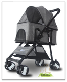 4 Wheel 3-In-1 Detachable Pet Carrier & Stroller