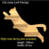 Customized wall mounted cat tree Cat Furniture On Walls Solid wood Cat Bridge wall-mounted Cat furniture