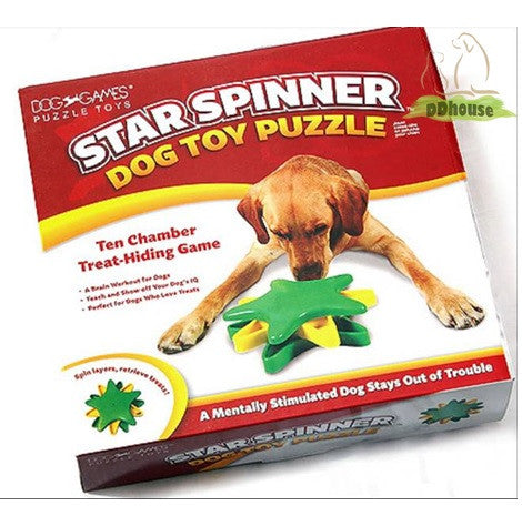Outward Hound Star Spinner Drop Dog Toy
