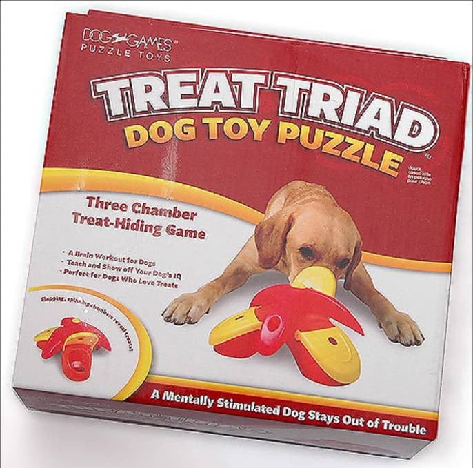 Outward Hound Treat Triad Dog Toy