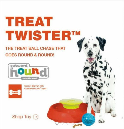 Outward Hound Kyjen Treat Twist Dog Toy - DDhouse Singapore Online Pet Supplies and Pet Products - 1