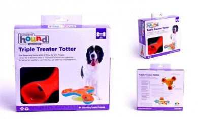 Outward Hound Kyjen Triple Treat Totter Dog Toy