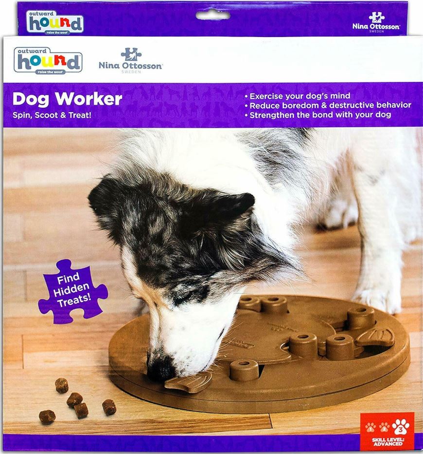 GREAT FOR ALL DOGS: Elevated play pieces in the Hide N’ Slide help dogs access treats and move pieces more easily keeping them entertained and engaged.