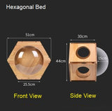 Customized wall mounted cat tree Cat Furniture On Walls Solid wood Cat Bridge wall-mounted Cat furniture