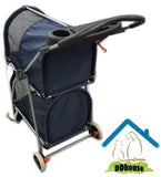 2 Tier Pet Strollers 4 wheel comfortable pet pram Pet stroller - DDhouse Singapore Online Pet Supplies and Pet Products - 1