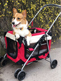 Good Ventilation Large Space Pet Pram Pet Strollers Singapore