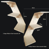 Customized wall mounted cat tree Cat Furniture On Walls Solid wood Cat Bridge wall-mounted Cat furniture