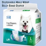 L Size Male Dog Diapers Belly Band Waist Wrap Singapore