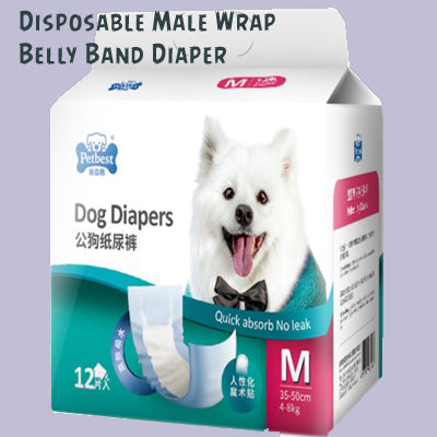 Male Dog Diapers Pad Pet Supplies Urine Removal Pad Belly Band