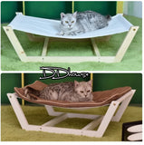 large size wooden pet hammock bed 