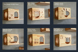 Customized wall mounted cat tree Cat Furniture On Walls Solid wood Cat Bridge wall-mounted Cat furniture
