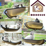 Cat Window Hammock with Heavy Duty Suction Cups Breathable Mesh Pet Window Hanging Bed Durable Indoor Window 