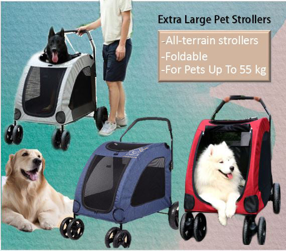 Extra Large Dog Stroller low rise platform dog strollers