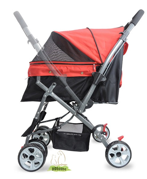 Dual Side Reversible Handle Large Pet Pram dual view Pet Stroller parent-facing, modular or rear-facing pet stroller singapore