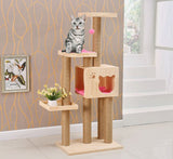 PVC Pole Cat Face Wooden Cat Furniture Cat Condons