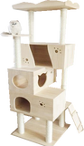 Solid Wood 1.8m Extreme Tall Cat Tree Cat Condos Singapore with multiple house
