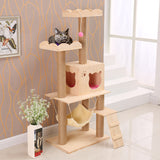 Wooden Cat Tree Tower - DDhouse Singapore Online Pet Supplies and Pet Products - 3
