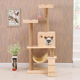 Wooden Cat Tree Tower - DDhouse Singapore Online Pet Supplies and Pet Products - 3