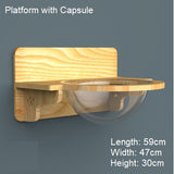 Customized wall mounted cat tree Cat Furniture On Walls Solid wood Cat Bridge wall-mounted Cat furniture